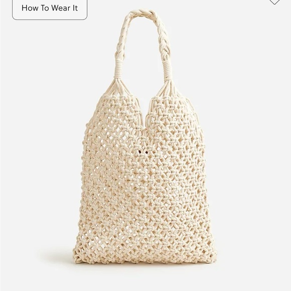 JCrew Hand-Knotted Rope Tote - Picture 2 of 5